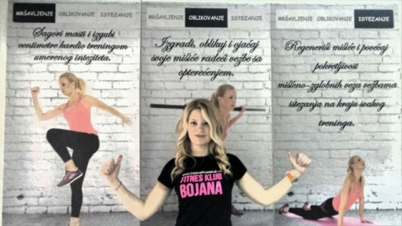 Bojana Stojadinović  Profesor Fizičkog Vaspitanja Fitnes Trener 